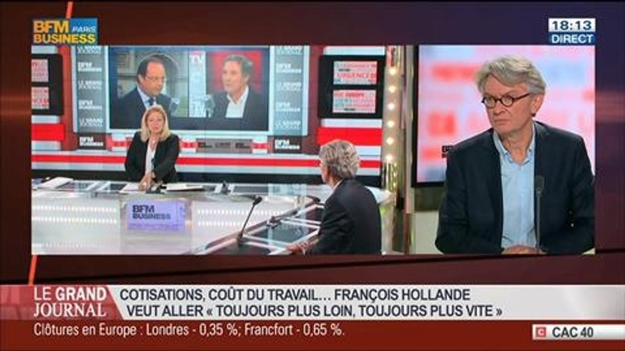 Jean-Claude Mailly, secrétaire général de Force Ouvrière, dans Le Grand Journal - 06/05 1/4