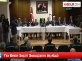 YSK Başkanı Güven, Yerel Seçim Sonuçlarını Açıkladı