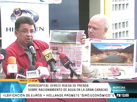 Anuncian Plan Especial de Racionamiento de agua en Caracas y Miranda