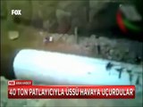 Suriye'de 40 ton patlayıcıyla üssü böyle havaya uçurdular