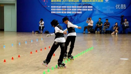 rollerblading pairs