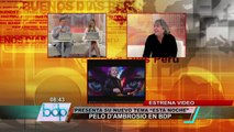 Pelo D' Ambrosio presentó el nuevo videoclip de la canción 