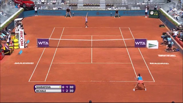 WTA Madrid - Sharapova, a tercera ronda