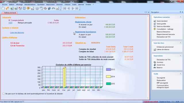 EBP Compta V18 : La Tva aux décaissements et aux encaissements