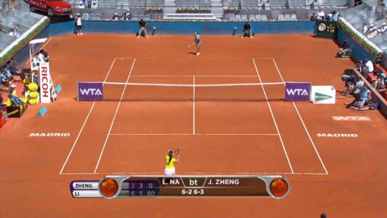 Madrid: Li Na macht kurzen Prozess
