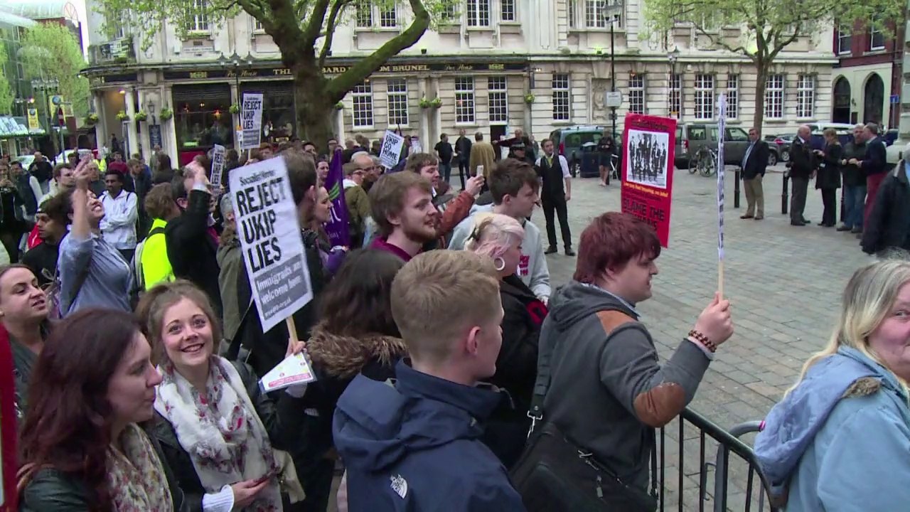 Nigel Farage, Britain's anti-EU firebrand