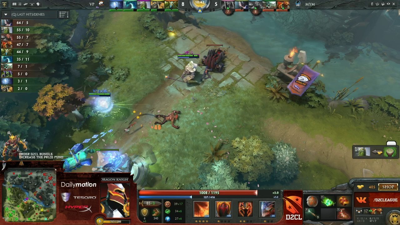 MYM vs Virtus.Pro Game 1 - Dota 2 Champions League - @DotaCapitalist & @RyuUboruZDotA