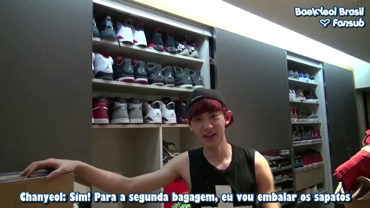 [04.04.14] Chanyeol revelando o dormitório do EXO [Legendado PT/BR]