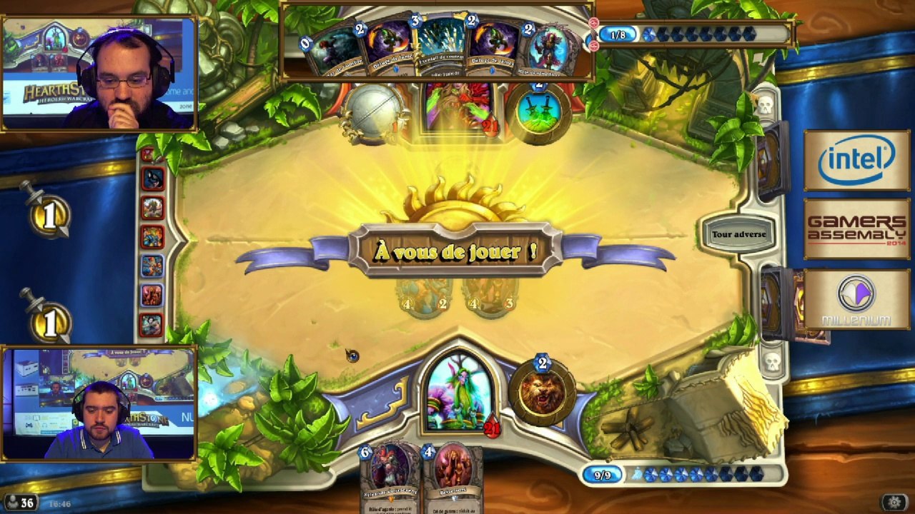 Grande Finale Intel NUC Hearthstone Challenge - Bestmarmotte vs Milithium - Gamers Assembly 2014