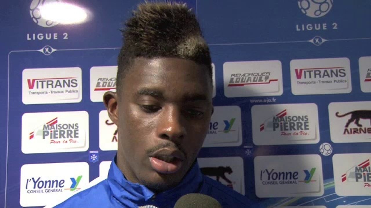 Après Auxerre - HAC (2-1), réaction d'Hadi Sacko