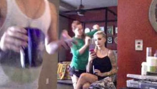 TC de Liza, Clara y May en la sesión de fotos en LA Parte 1 06/05/2014