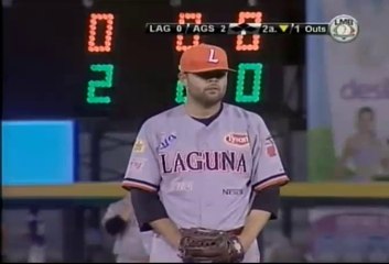 Home Run de Carlos Rodriguez de Rieleros de Aguascalientes (03-04-2014)