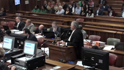 Pistorius accused of making sinister comment in court