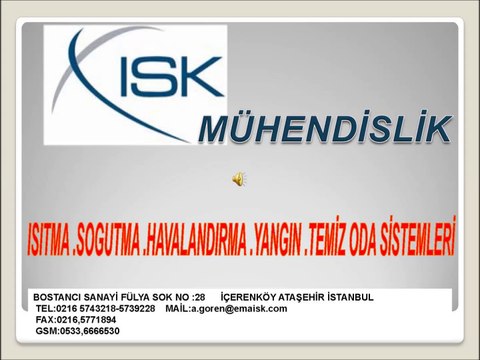 TEMİZ ODA ISITMA SOĞUTMA HAVALANDIRMA