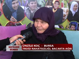 TİROİD,BACAKTA AĞRI HASTALIĞI VARDI ŞİFALI BİTKİLERİ KULLANDI