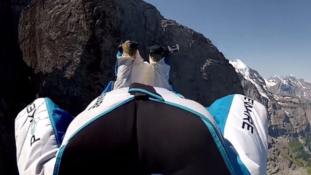 GoPro Matthias Giraud Jumps Off The Eiger