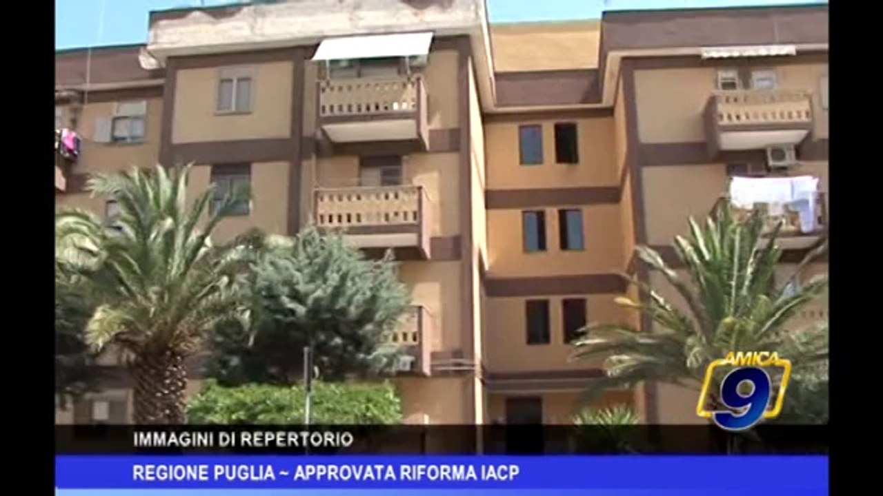 Regione Puglia | Approvata Riforma IACP