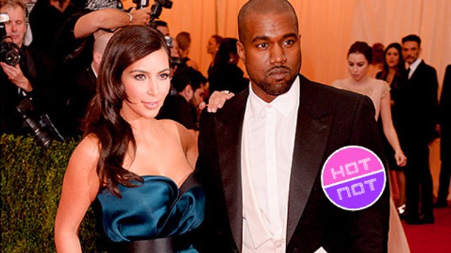 Kim Kardashian Kanye West Sizzle At MET GALA 2014 Red Carpet