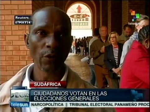 Abren mesas electorales para comicios generales en Sudáfrica