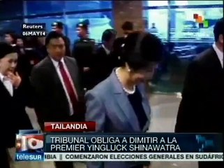 Tribunal destituye a primera ministra de Tailandia