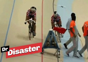 Enorme chute en cyclisme sur piste / Dr Disaster