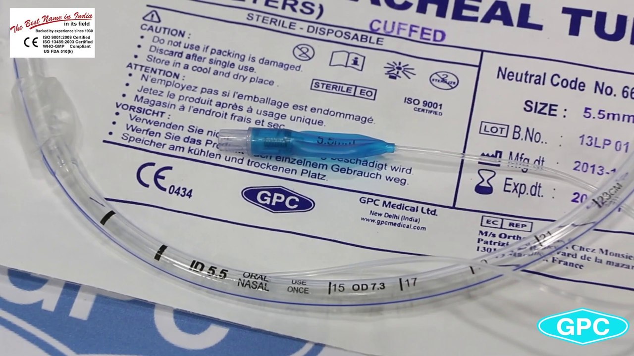 Endotracheal Tubes Manufacturer
