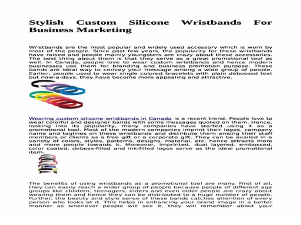 Enhance Brand Awareness with Wristbands