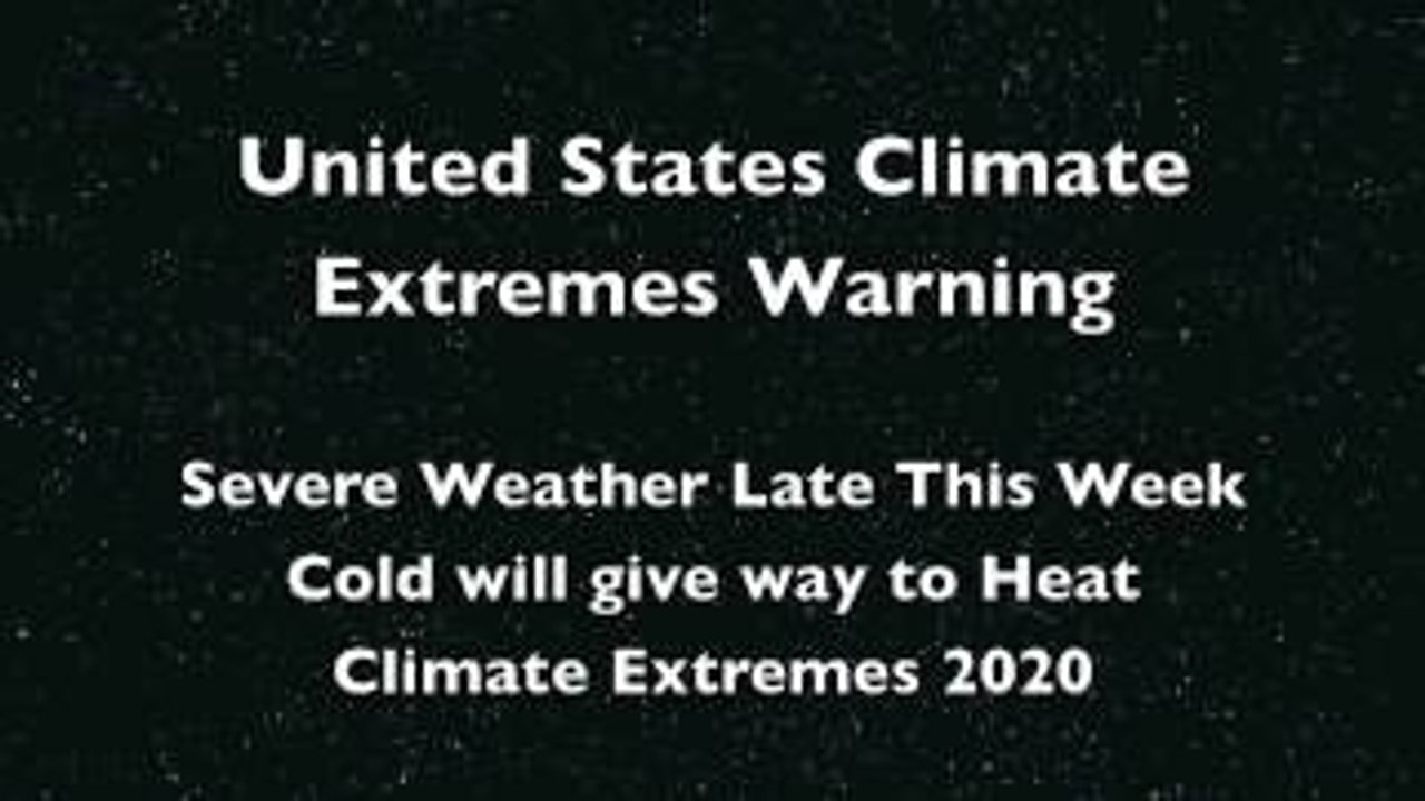 UNITED STATES CLIMATE EXTREME WARNING! Storms, Solar Flaring