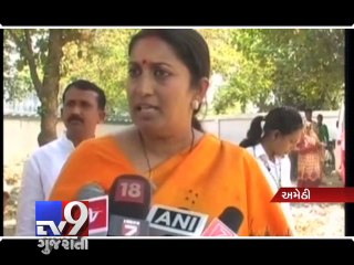 Smriti contests presence of Priyanka’s PRO at polling booth - Tv9 Gujarati