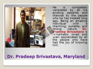 Dr. Pradeep Srivastava