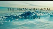 THE IMAAN AND TAQUA OF SAHABAH--BY--HAZRATH MAULANA ABID KHAN SAHAB RA