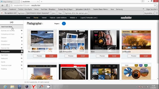 1. Eğitim Easy CMSEasy Builder Eğitimi MegaHoldings