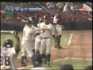 Home Run 2 de Ruben Rivera de Rieleros de Aguascalientes (11-04-2014)