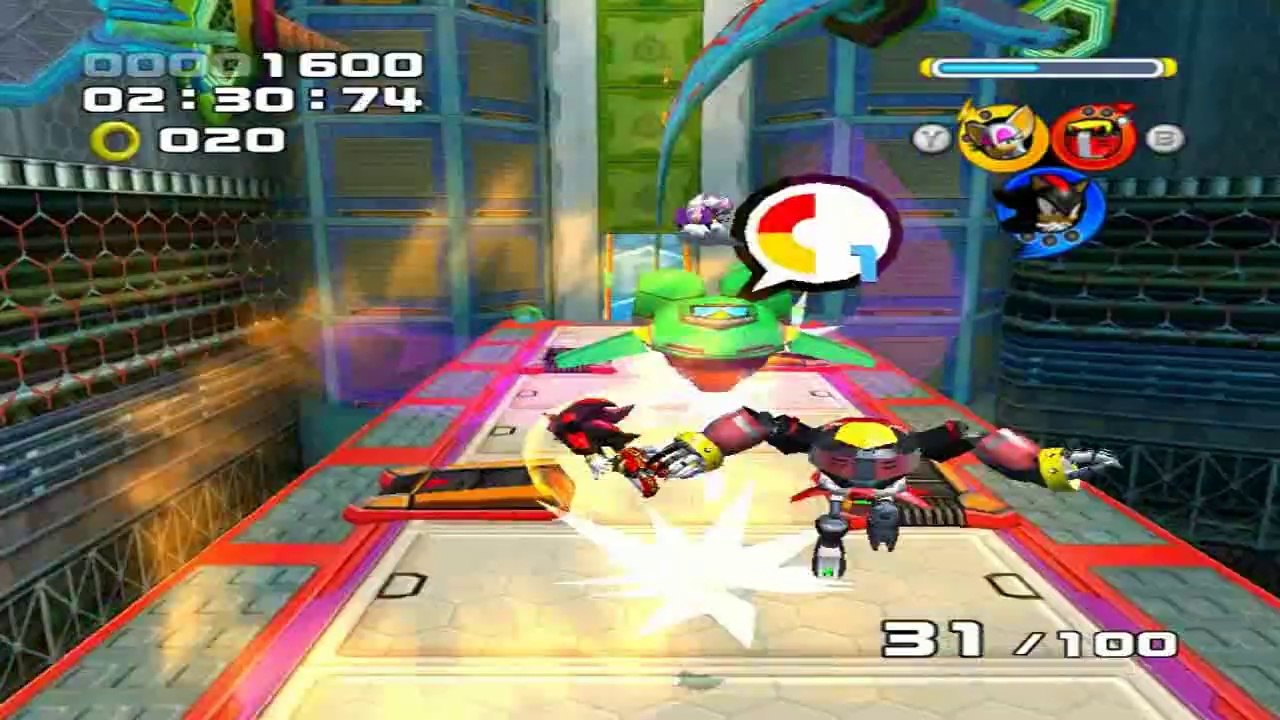 Sonic Heroes - Team Dark - Étape 04 : Power Plant - Mission Extra