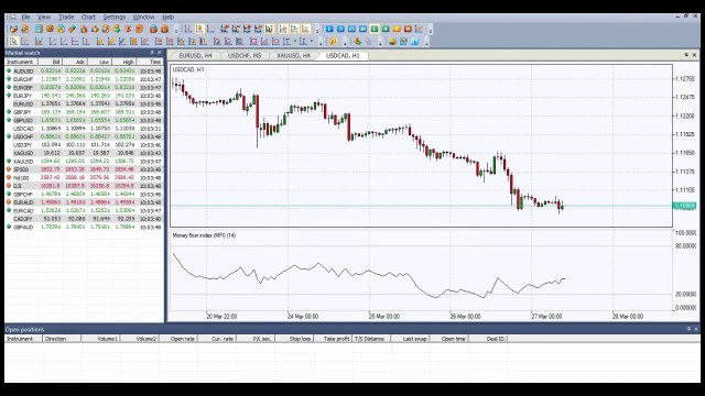Money Flow Index (MFI) Indicator - Volume Indicators - How to set on NetTradeX Trading Platform