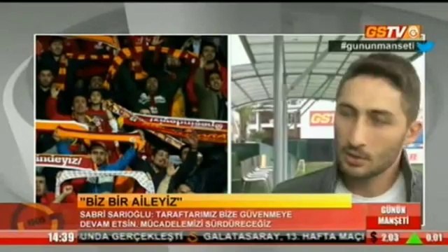 Sabri Sarıoğlu: Biz bir aileyiz