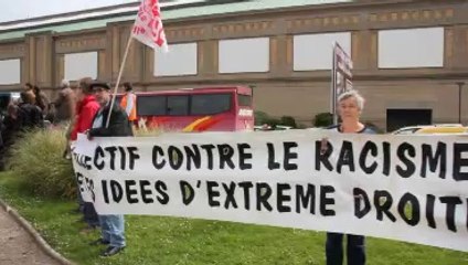 Manifestations contre la venue de Marine Le Pen