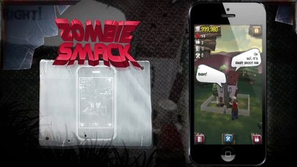 Zombie Smack iPhone App Game Play. iPad App Available.