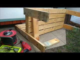 How To Build Your Own Garden Bench Out Of Pallets Step By Step
