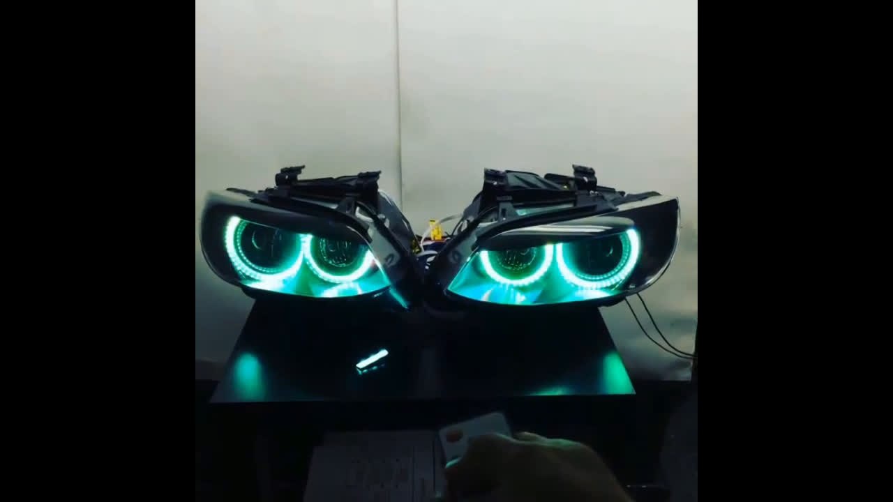BMW 7 Renk Multicolor Far İçi Angel Eyes Led Şntden