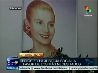 Hace 95 años nació Eva Perón, figura mítica de la historia argentina