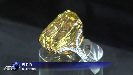 Un diamant jaune de plus de 100 carats aux enchères à Genève