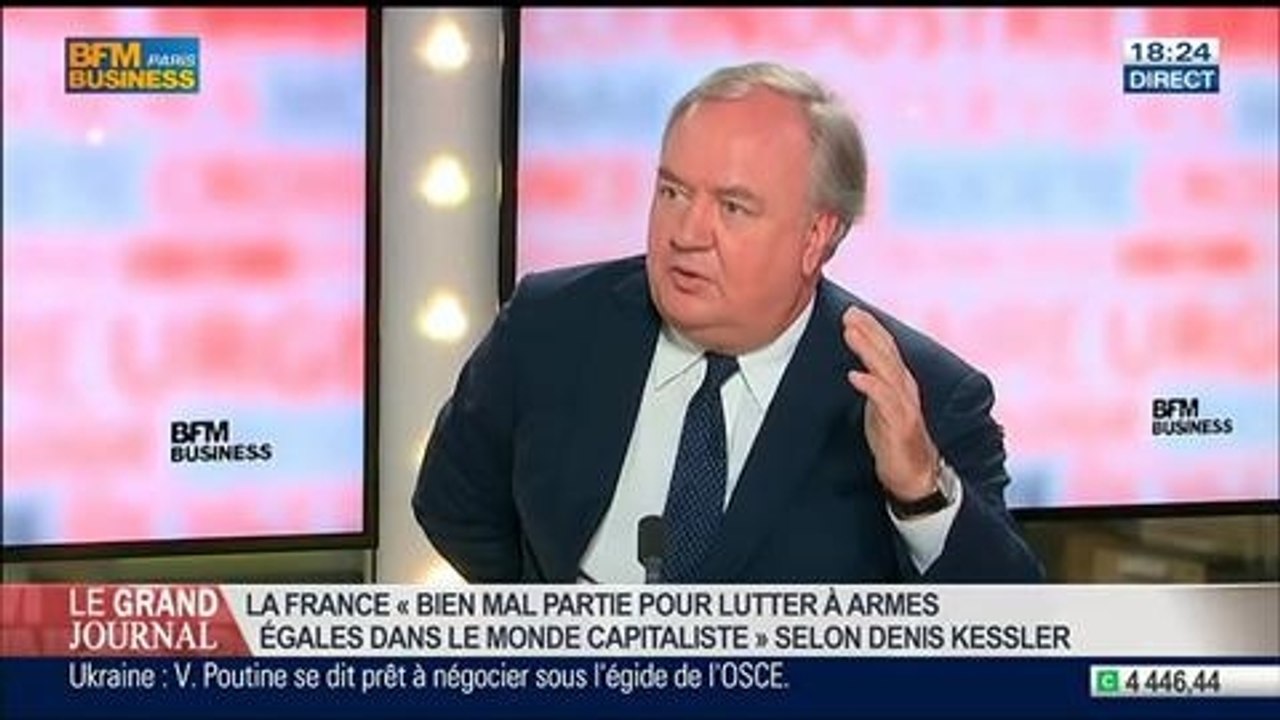 Denis Kessler, président-directeur général du groupe Scor, dans Le Grand Journal – 07/05 2/4