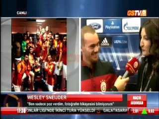 Sneijder: "Takım olarak iyi oynadık"