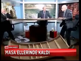 Canlı yayında tartıştılar Masa ellerinde kaldı