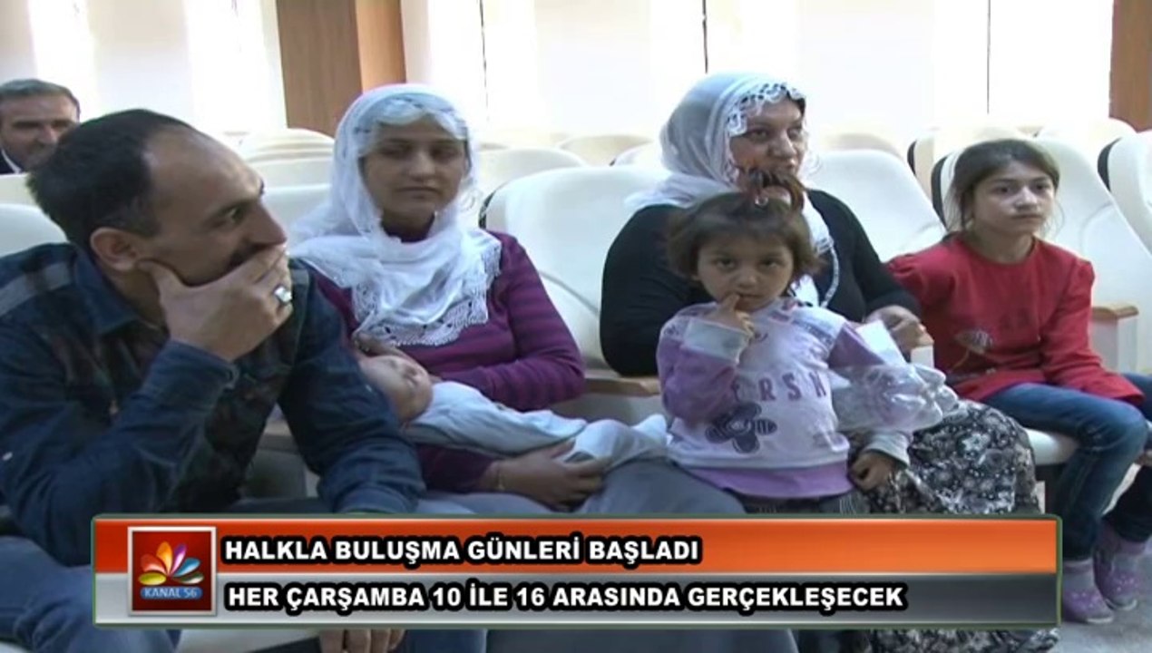 HALKLA BULUŞMA GÜNLERİ BAŞLADI