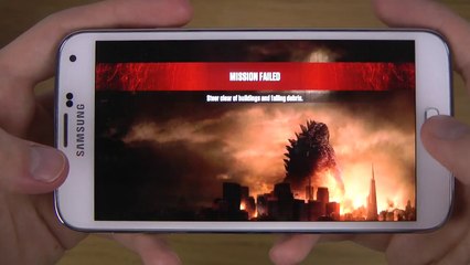 Godzilla  Strike Zone Samsung Galaxy S5 HD Gameplay Trailer