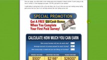 Get Cash For Surveys Reviews and Free Bonuses Link - Dailymotion