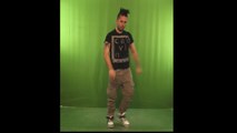 guy dancing in a green screen 2