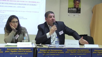 Débat de la table ronde sur le droit de vote des étrangers